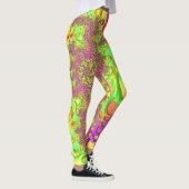 Psychedelisches farbiges Acid Trip Abstraktes Frak Leggings (Rechts)