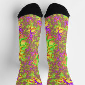 Psychedelisches farbiges Acid Trip Abstraktes Frak Socken (Oben)