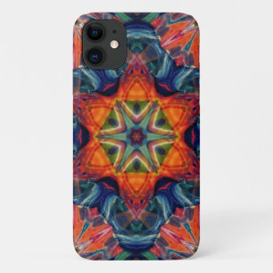 Psychedelisches, farbiges Kaleidoskop-Muster Case-Mate iPhone Hülle