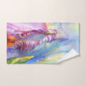 Psychedelisches Farbschema Badhandtuch Set (Handtuch)