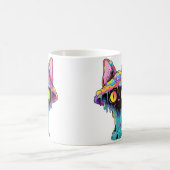 Psychedelisches Festival Dj Edm Party Trippy Kaffeetasse (Mittel)
