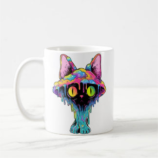 Psychedelisches Festival Dj Edm Party Trippy Kaffeetasse