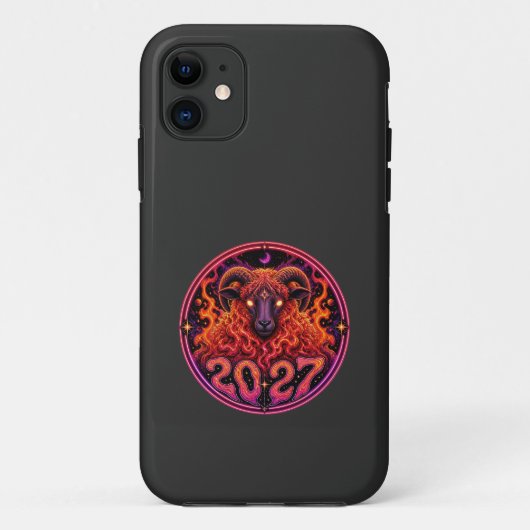 Psychedelisches Feuer Widder Case-Mate iPhone Hülle (Rückseite)