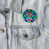 Psychedelisches Flutterby Button (Beispiel)