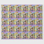 Psychedelisches Foto Geschenk Wrap HAMbWG Geschenkpapier (Flach)