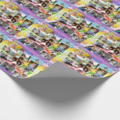 Psychedelisches Foto Geschenk Wrap HAMbWG Geschenkpapier (Ecke)