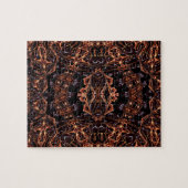 Psychedelisches Fraktal-Feuermuster Puzzle (Horizontal)