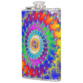 Psychedelisches Fraktal Flachmann (Links)