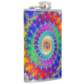 Psychedelisches Fraktal Flachmann (Rechts)