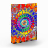 Psychedelisches Fraktal Fotoblock (Links)
