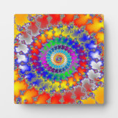 Psychedelisches Fraktal Fotoplatte (Vorderseite)