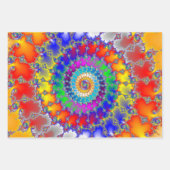 Psychedelisches Fraktal Geschenkpapier Set (Vorderseite 3)