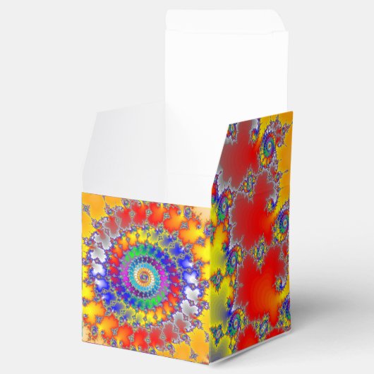 Psychedelisches Fraktal Geschenkschachtel (Geöffnet)