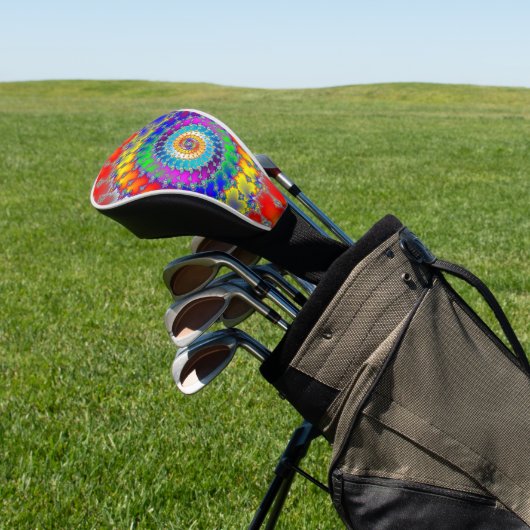 Psychedelisches Fraktal Golf Headcover (In SItu)