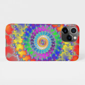 Psychedelisches Fraktal iPhone Hülle (Rückseite (Horizontal))