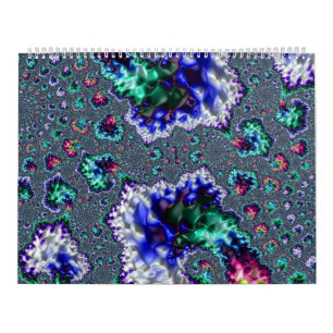 Psychedelisches Fraktal Kalender