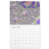 Psychedelisches Fraktal Kalender (Jan 2026)