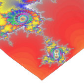 Psychedelisches Fraktal Kurzer Tischläufer (Ecke)