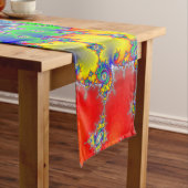 Psychedelisches Fraktal Kurzer Tischläufer (Beispiel)