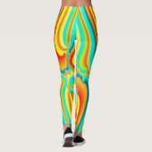 Psychedelisches Fraktal Leggings (Rückseite)