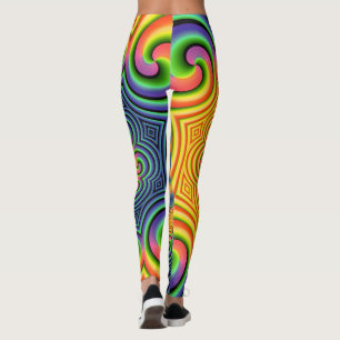 Psychedelisches Fraktal-Leggings Leggings