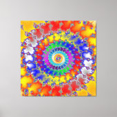 Psychedelisches Fraktal Leinwanddruck (Vorderseite)