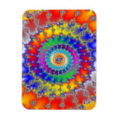 Psychedelisches Fraktal Magnet (Vertikal)