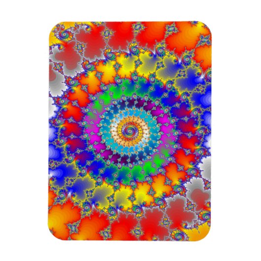 Psychedelisches Fraktal Magnet (Vertikal)