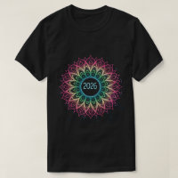 Psychedelisches Fraktal-Mandala 2026 Design mit Ne
