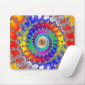 Psychedelisches Fraktal Mousepad (Mit Mouse)