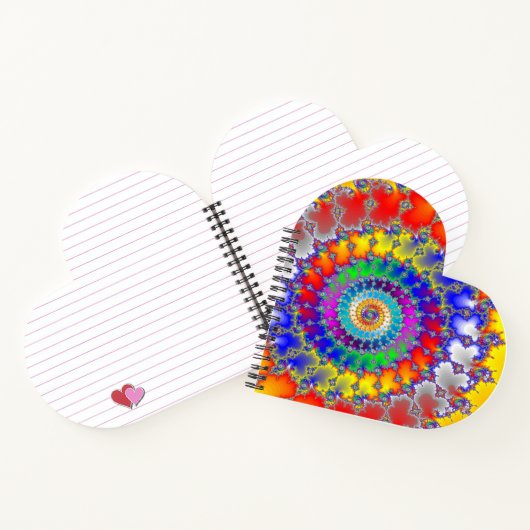 Psychedelisches Fraktal Notizblock (Innenseite)