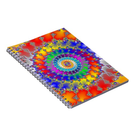 Psychedelisches Fraktal Notizblock (Rechte Seite)