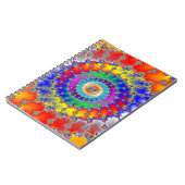 Psychedelisches Fraktal Notizblock (Linke Seite)