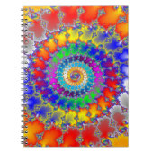 Psychedelisches Fraktal Notizblock (Vorderseite)