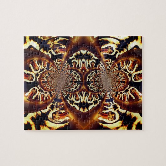 Psychedelisches Fraktal Puzzle (Horizontal)