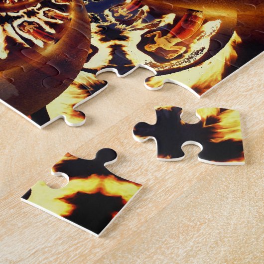 Psychedelisches Fraktal Puzzle (Seite)