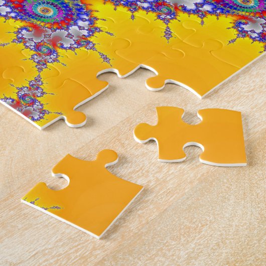 Psychedelisches Fraktal Puzzle (Seite)