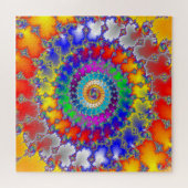 Psychedelisches Fraktal Puzzle (Horizontal)