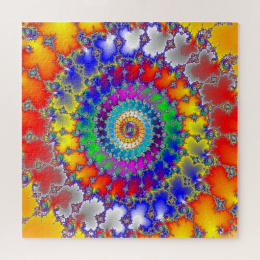 Psychedelisches Fraktal Puzzle (Horizontal)