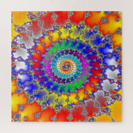 Psychedelisches Fraktal Puzzle (Vertikal)