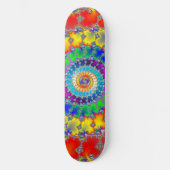 Psychedelisches Fraktal Skateboard (Vorderseite)