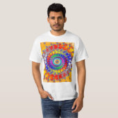 Psychedelisches Fraktal T-Shirt (Vorne ganz)