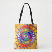 Psychedelisches Fraktal Tasche (Vorderseite)