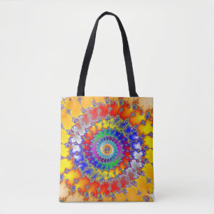 Psychedelisches Fraktal Tasche
