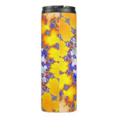 Psychedelisches Fraktal Thermosbecher (Rückseite)