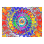 Psychedelisches Fraktal Tischdecke (Vorderseite (Horizontal))