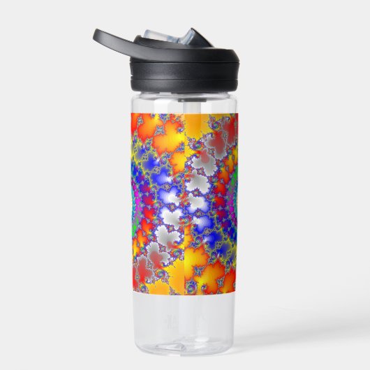 Psychedelisches Fraktal Trinkflasche (Rechts)
