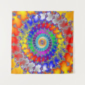 Psychedelisches Fraktal Wandteppich (Vorderseite (Horizontal))