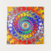 Psychedelisches Fraktal Wandteppich (Vorderseite)