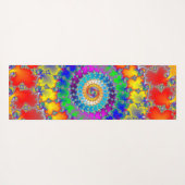 Psychedelisches Fraktal Yogamatte (Rückseite (Horizontal))